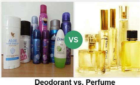 perfume vs deodorant